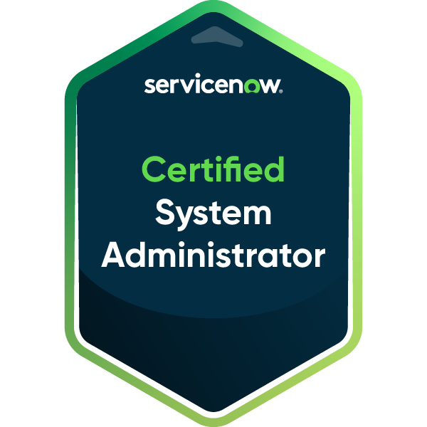 ServiceNow Certified System Administrator